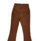 Brown Womans High rise Flair Leggings