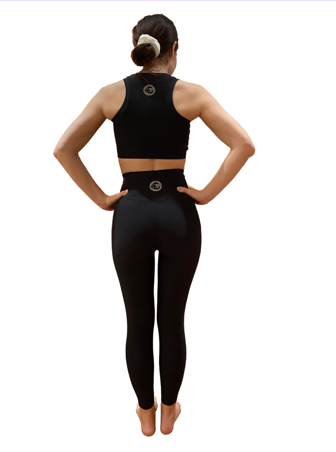 Ribbed Scrunch Butt Cross Front Yoga Leggings